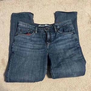 Womens Eddie Bauer Fleece Lined Jeans size 4